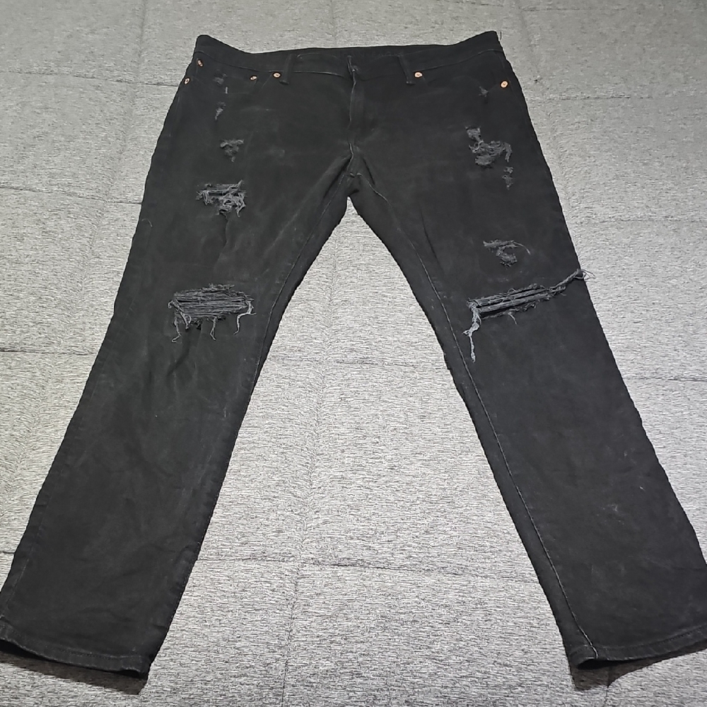 American Eagle Outfitters Men's Black Relaxed Jeans Size 36 X 32